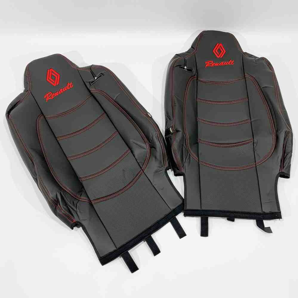 Чохол на сидіння Renault Range T/T-Series (2014-...) перфор.шкіра чорн.