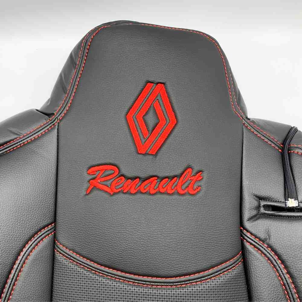 Чехол на сиденья Renault Range T/T-Series (2014-...) перфор.кожа черный.