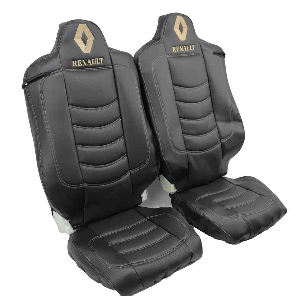 Чехол на сиденья Renault Range T/T-Series (2014-...) перфор.кожа черный.