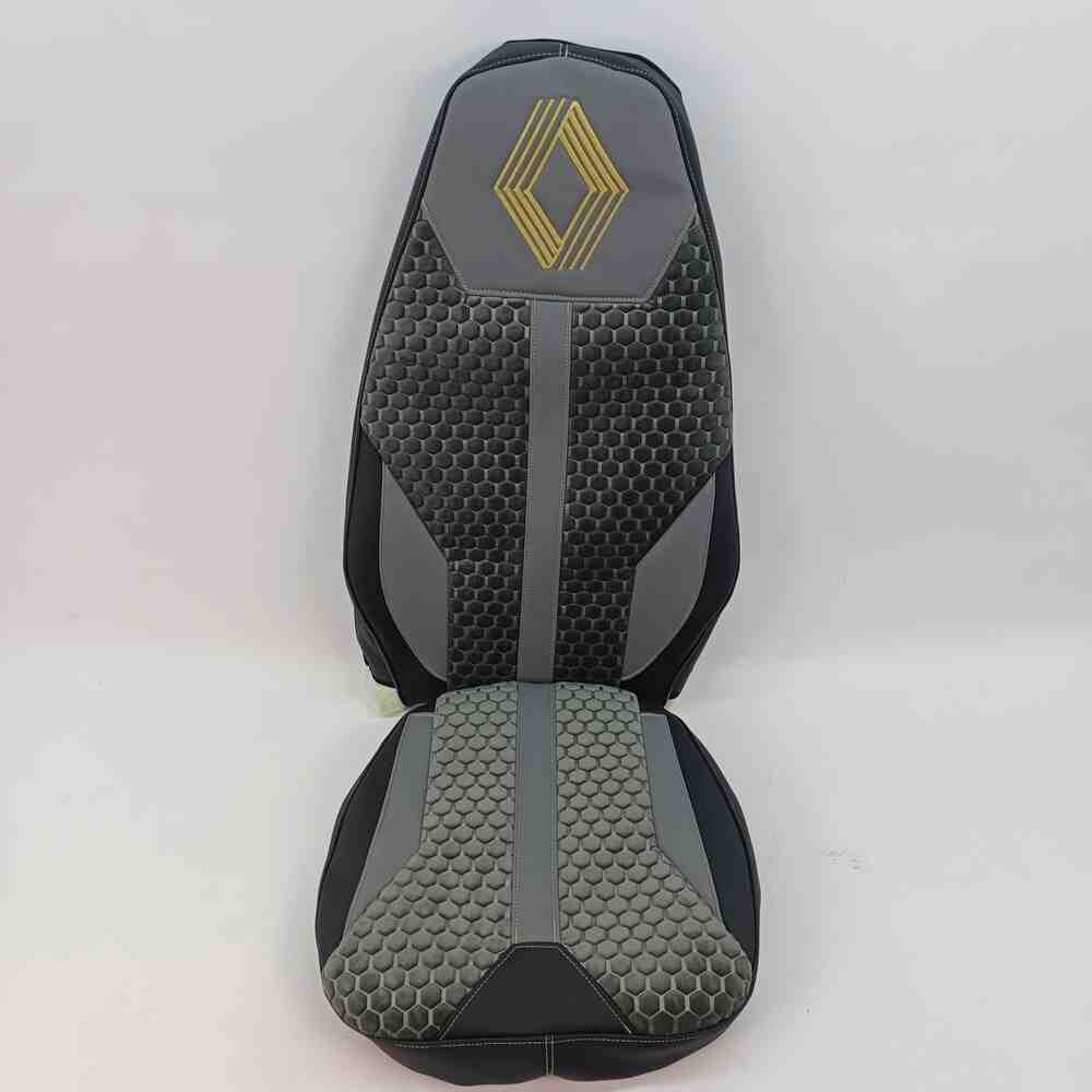 Чохол на сидіння Enterprise Renault Magnum (2001-2013) водій, пасажир поворотне сидіння, сірий Чохол на сидіння Enterprise Renault Magnum (2001-2013) водій, пасажир поворотне сидіння, сірий