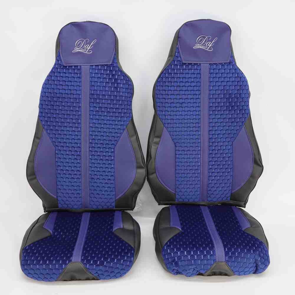 Чехол на сиденья Enterprise DAF XF95 105 CF85 75 65 LF (2002-2012)   синий