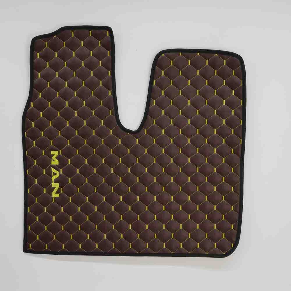 Коврик Экокожа MAN TGX 2008-2017; 1ящ., АКПП,МКПП.коричневый АСП