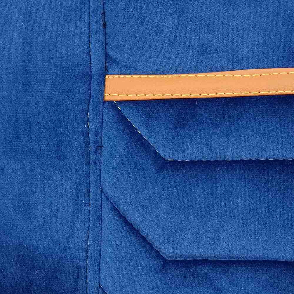 Чохол на сидіння SCANIA R,G,P (2004-2017) водій пілот - пас. складне, синій Чохол на сидіння SCANIA R,G,P (2004-2017) водій пілот - пас. складне, синій