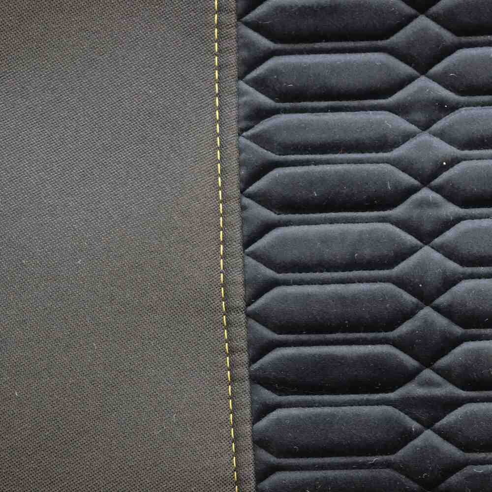 Чехол на сиденья KADIFE Велюр+Ткань Mercedes Axor Space /Actros 1844 черный