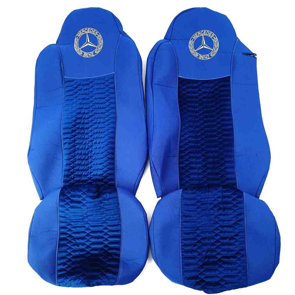 Чехол на сиденья KADIFE Велюр+Ткань Mercedes Axor Space /Actros 1844 синий Чехол на сиденья KADIFE Велюр+Ткань Mercedes Axor Space /Actros 1844 синий