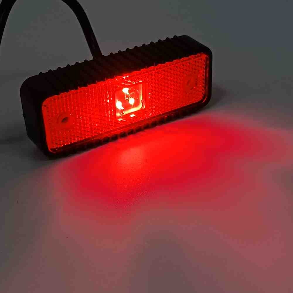 Фонарь габаритный LED красный HORPOL (103x38)