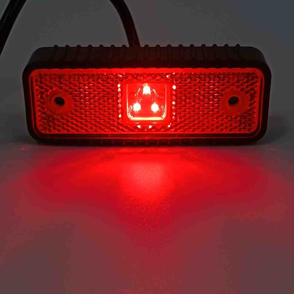 Фонарь габаритный LED красный HORPOL (103x38)