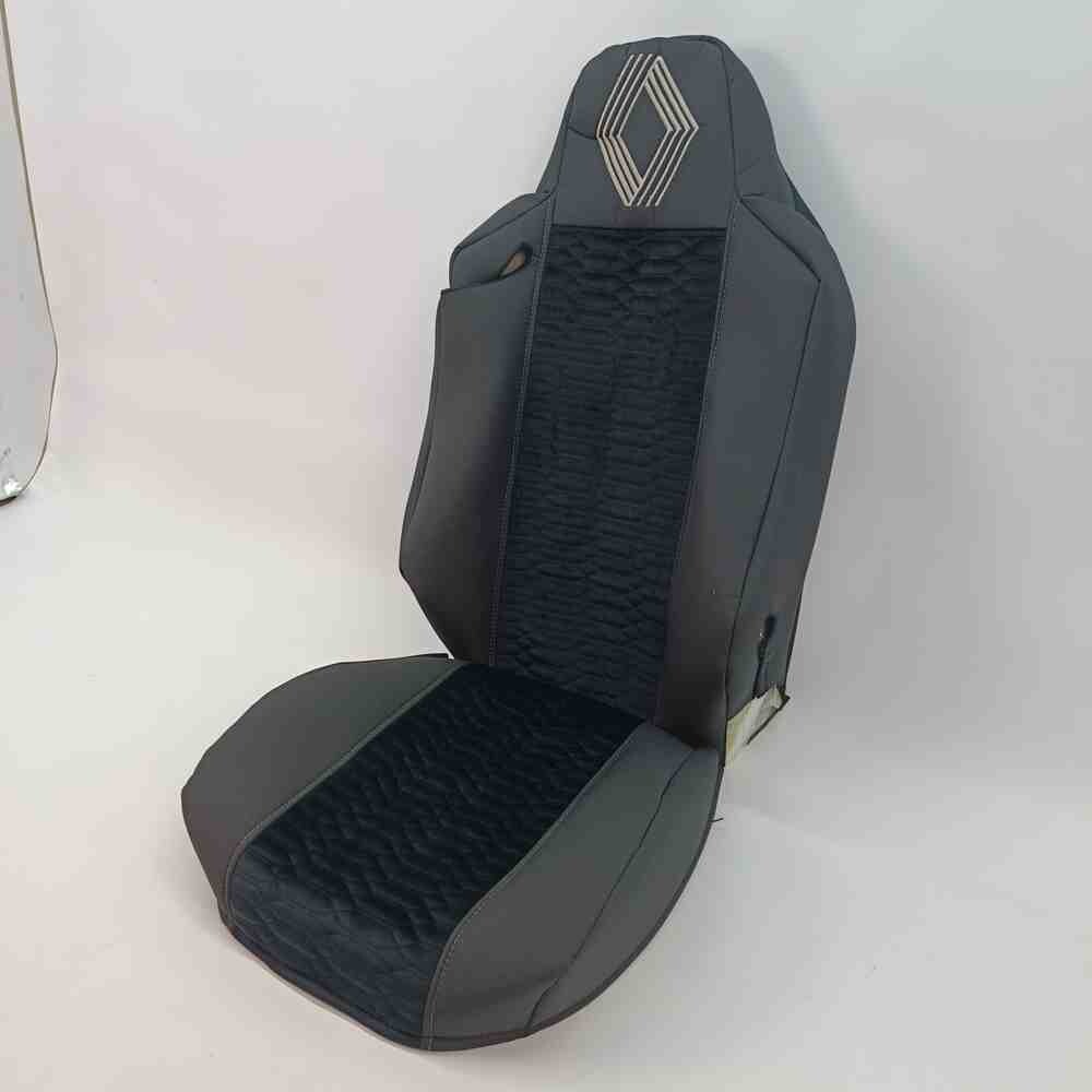 Чехол на сиденья KADIFE Велюр+Ткань Renault Range T/T-Series (2014-...) черный.
