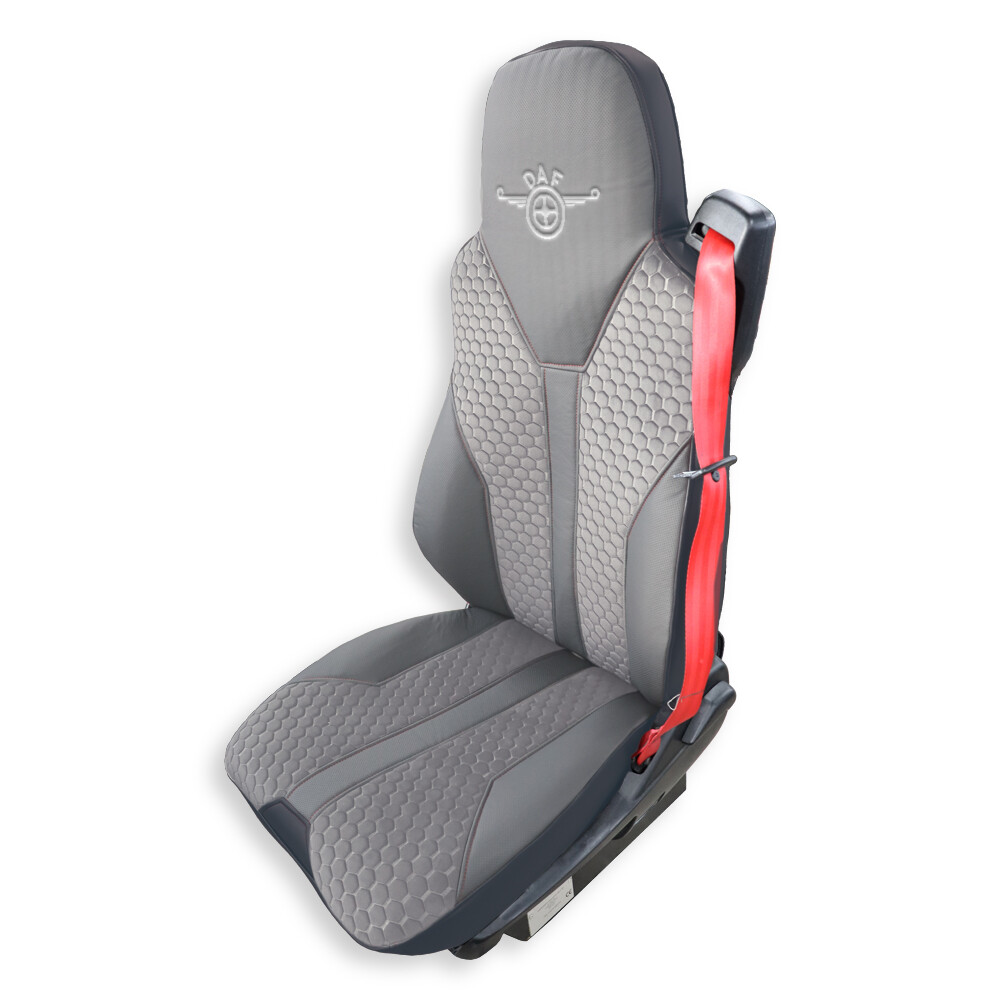 Чохол на сидіння Enterprise DAF XF95 105 CF85 75 65 LF (2002-2012)   сірий