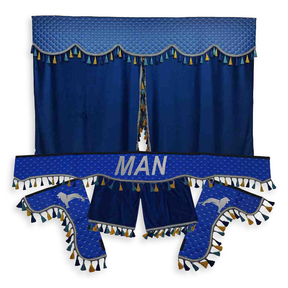 Шторка Экокожа "Pergam" MAN лоб+косынки+спальник+ночные синяя Шторка Экокожа "Pergam" MAN лоб+косынки+спальник+ночные синяя