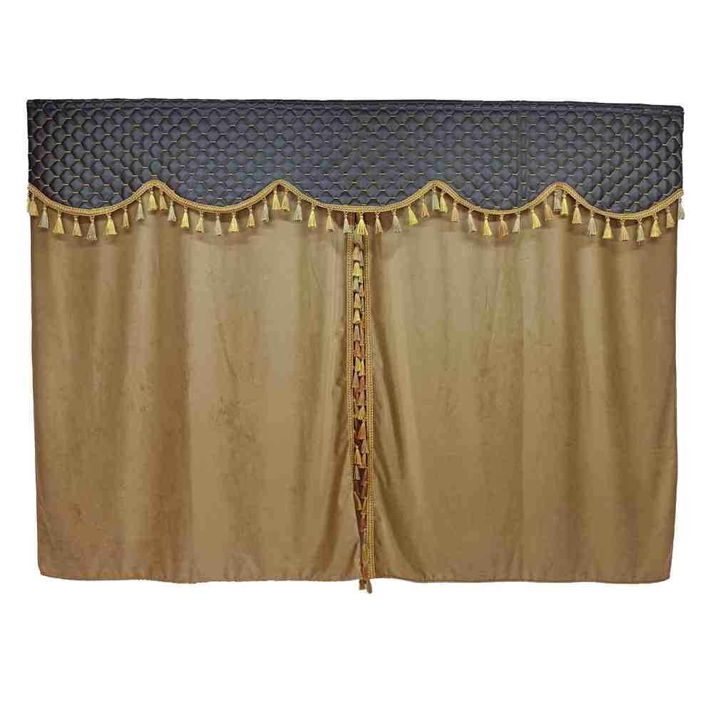 Шторка Екошкіра "Pergam" RENAULT лоб+косинки+спальник коричнева Шторка Екошкіра "Pergam" RENAULT лоб+косинки+спальник коричнева