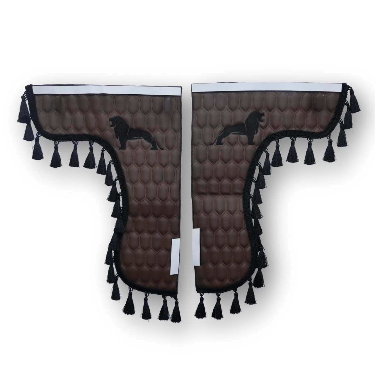 Шторка Екошкіра "Pergam" MAN лоб+косинки коричневий