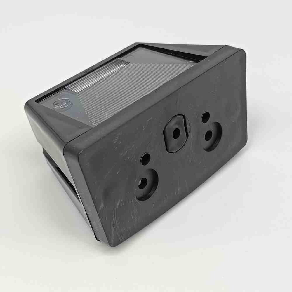 Подсветка номера "кирпич" черная  (лампочка)