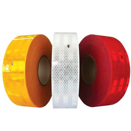 Лента светоотражающая для контейнера, белая Лента светоотражающая для контейнера, белая