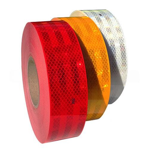 Стрічка світловідбивна для контейнера, червона Стрічка світловідбивна для контейнера, червона