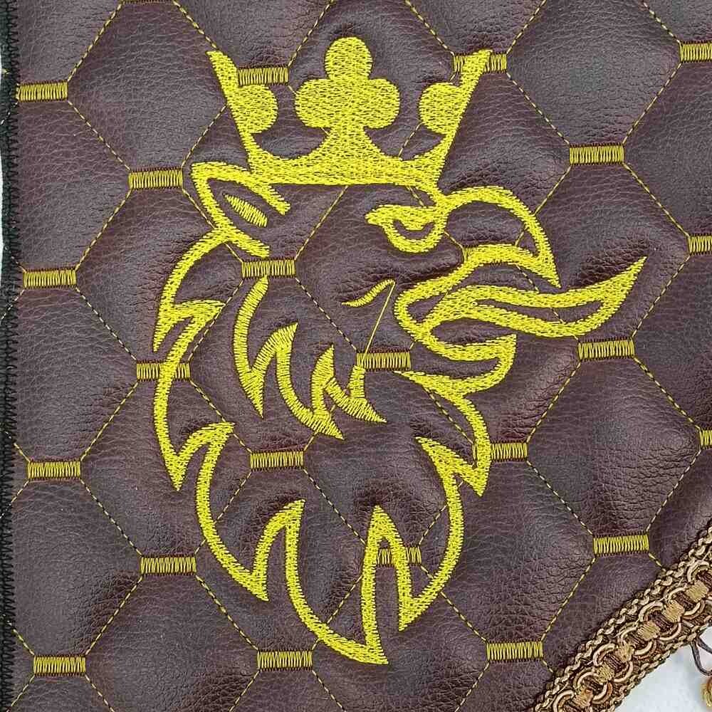 Шторка Экокожа "Maracand" SCANIA лоб+косынки коричневый