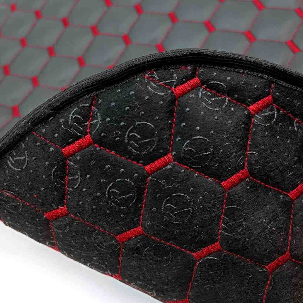 Килимок Екошкіра Scania P 2004-2016; чорний Килимок Екошкіра Scania P 2004-2016; чорний