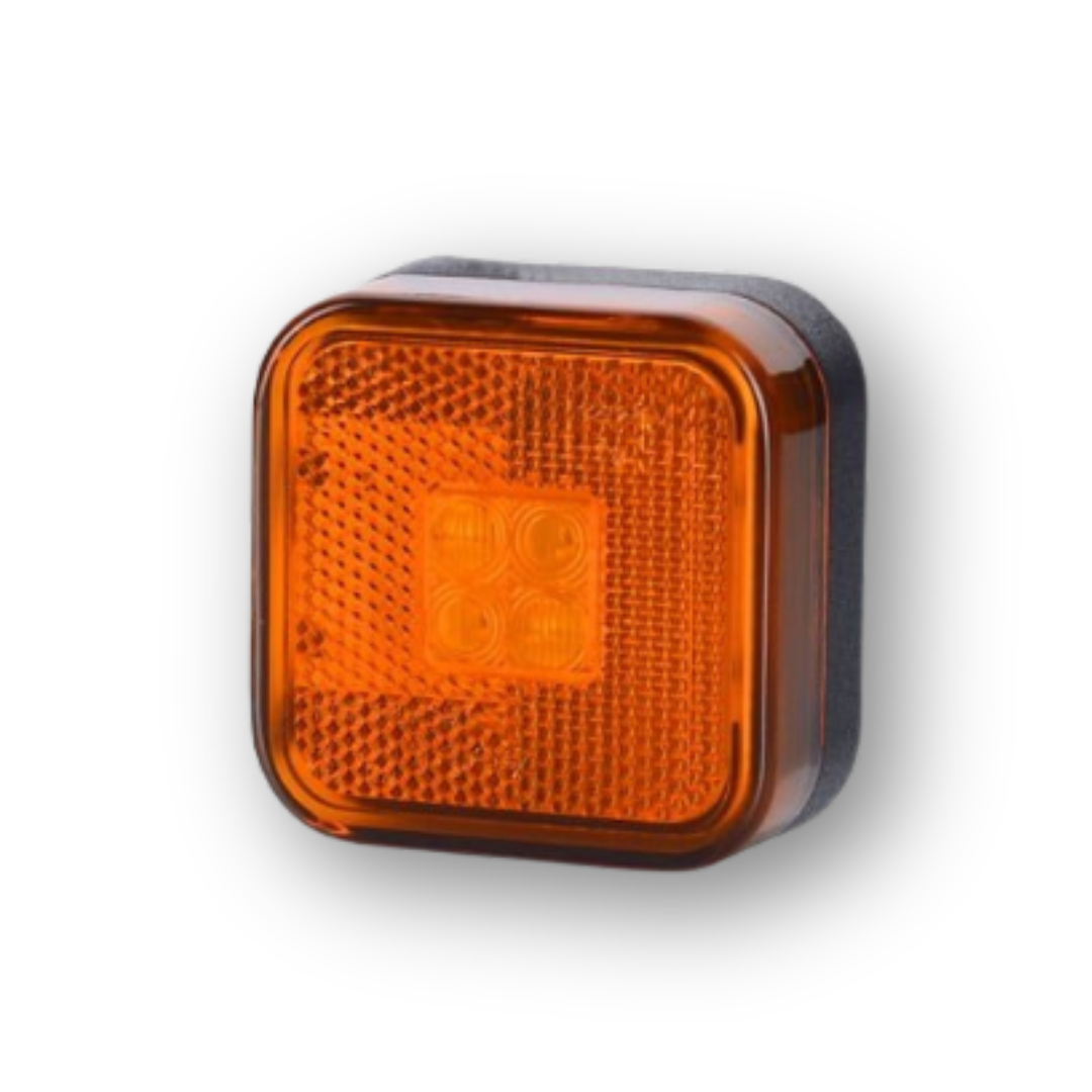 Ліхтар габаритний 65*65 жовтий (LED) HORPOL Ліхтар габаритний 65*65 жовтий (LED) HORPOL