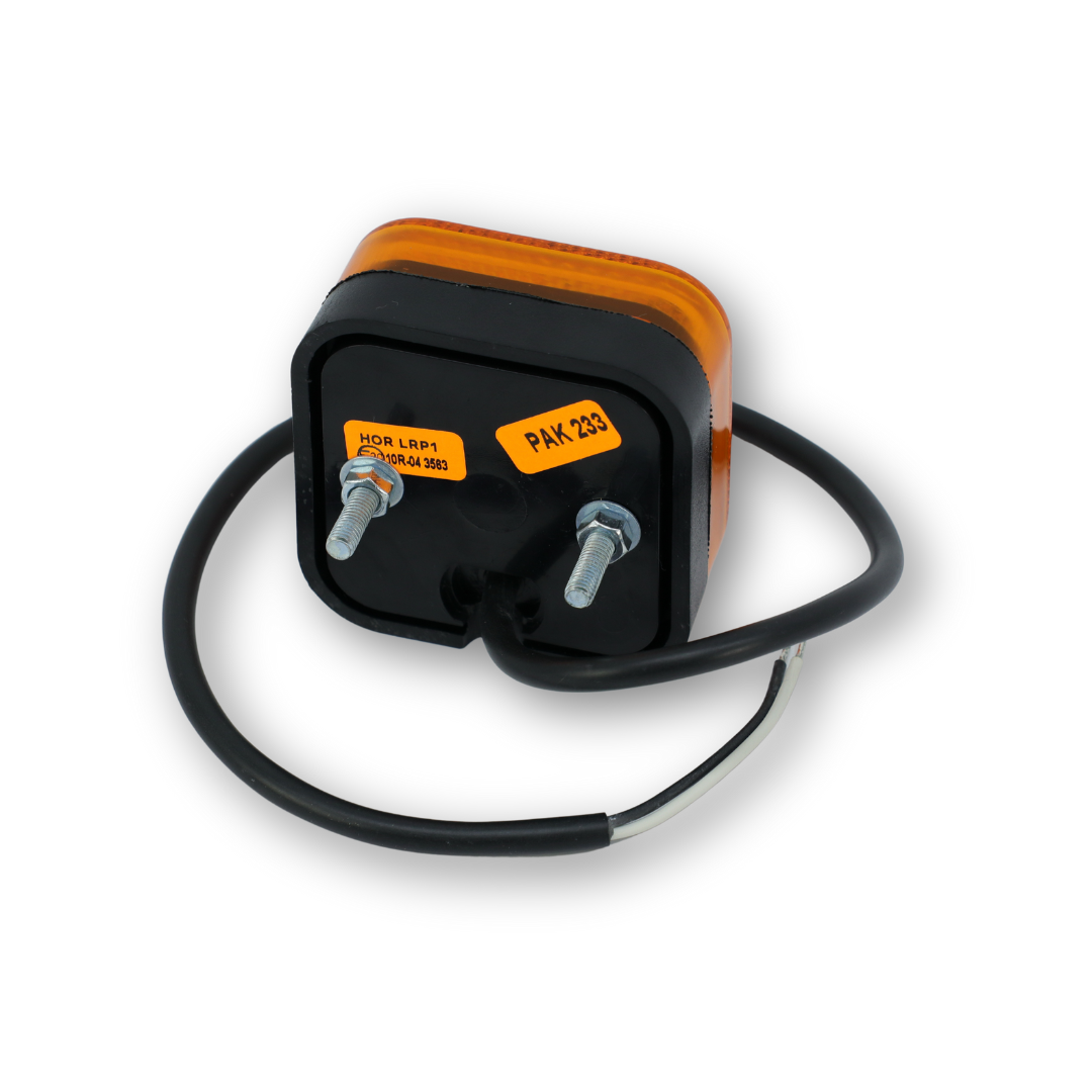 Ліхтар габаритний 65*65 жовтий (LED) HORPOL Ліхтар габаритний 65*65 жовтий (LED) HORPOL