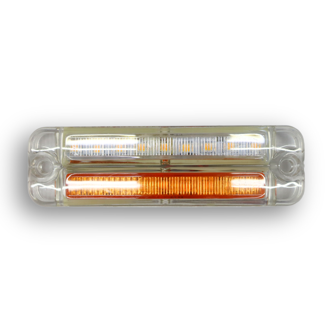 Ліхтар габаритний LED 2-х рядний жовто-білий Ліхтар габаритний LED 2-х рядний жовто-білий