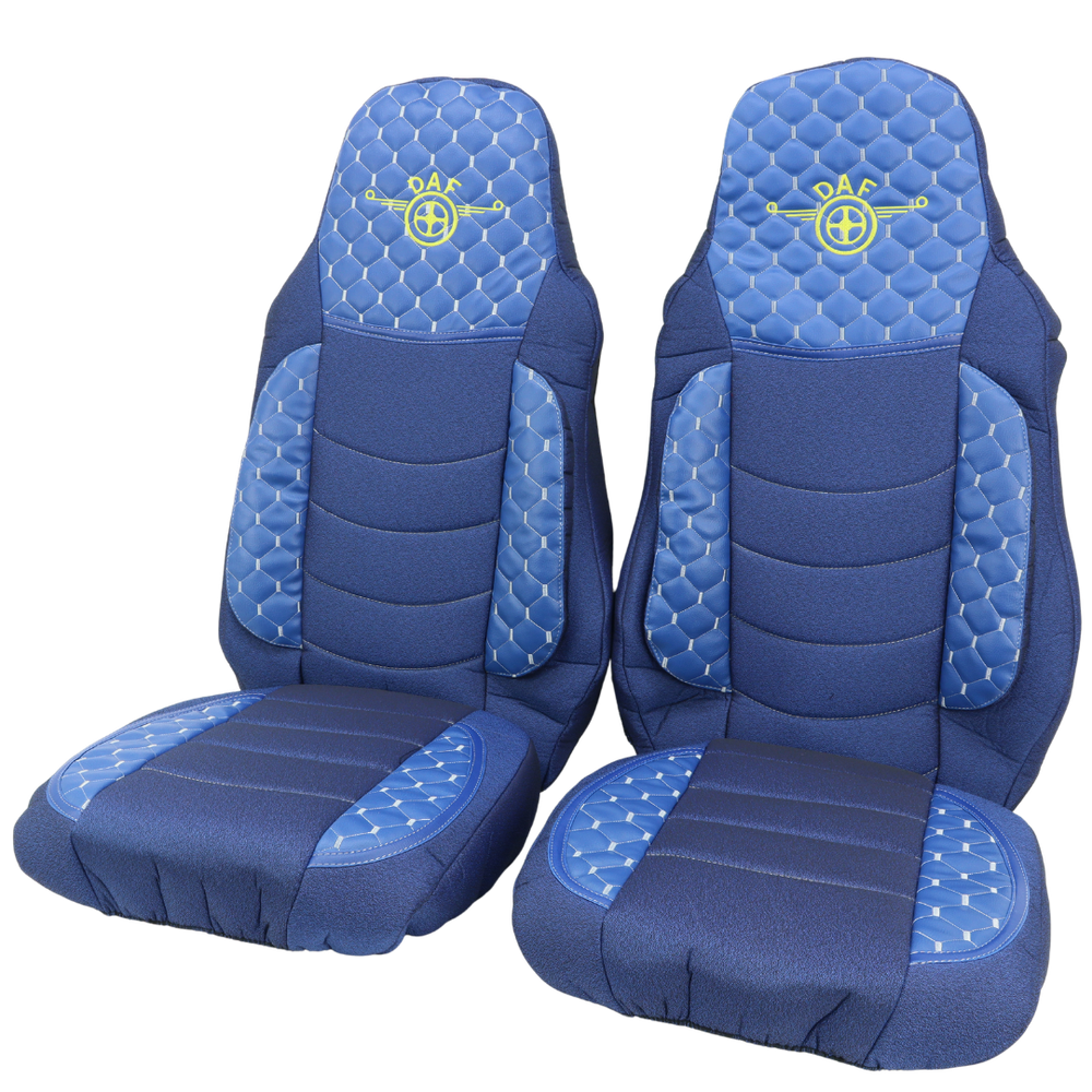 Чохол на сидіння KILIFІ DAF XF95 105 CF85 75 65 LF (2002-2012) синій Чохол на сидіння KILIFІ DAF XF95 105 CF85 75 65 LF (2002-2012) синій