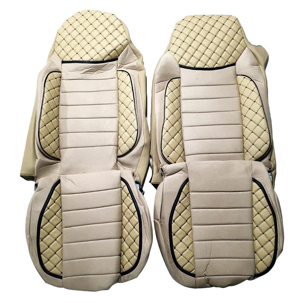 Чехол на сиденья KILIFI MAN TGX,TGA,TGL,TGM,TGS; (2007-2020) 1 ремень, водитель (Низкий) пассажир (Высокий) Бежевый Чехол на сиденья KILIFI MAN TGX,TGA,TGL,TGM,TGS; (2007-2020) 1 ремень, водитель (Низкий) пассажир (Высокий) Бежевый