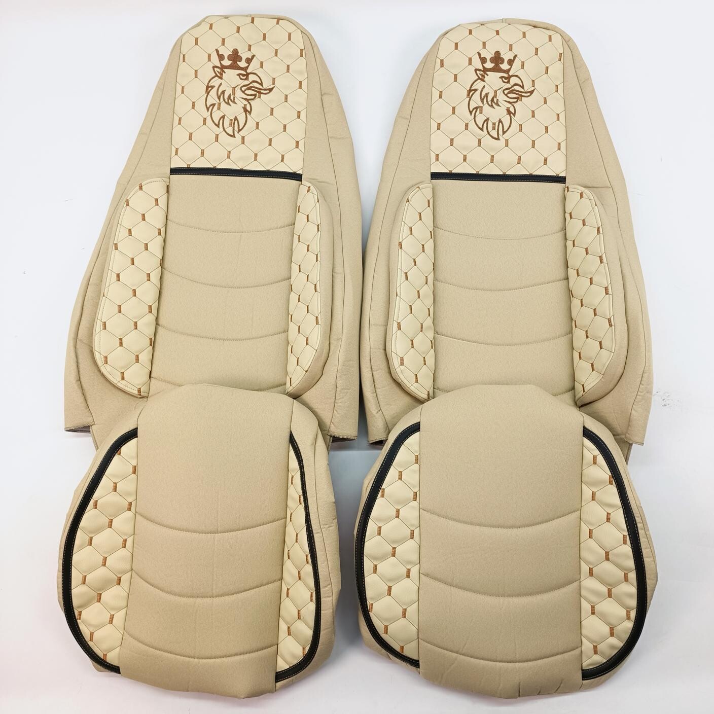 Чехол на сиденья KILIFI SCANIA R,G,P (2004-2017) водит. пилот - пасс. пилот Бежевый