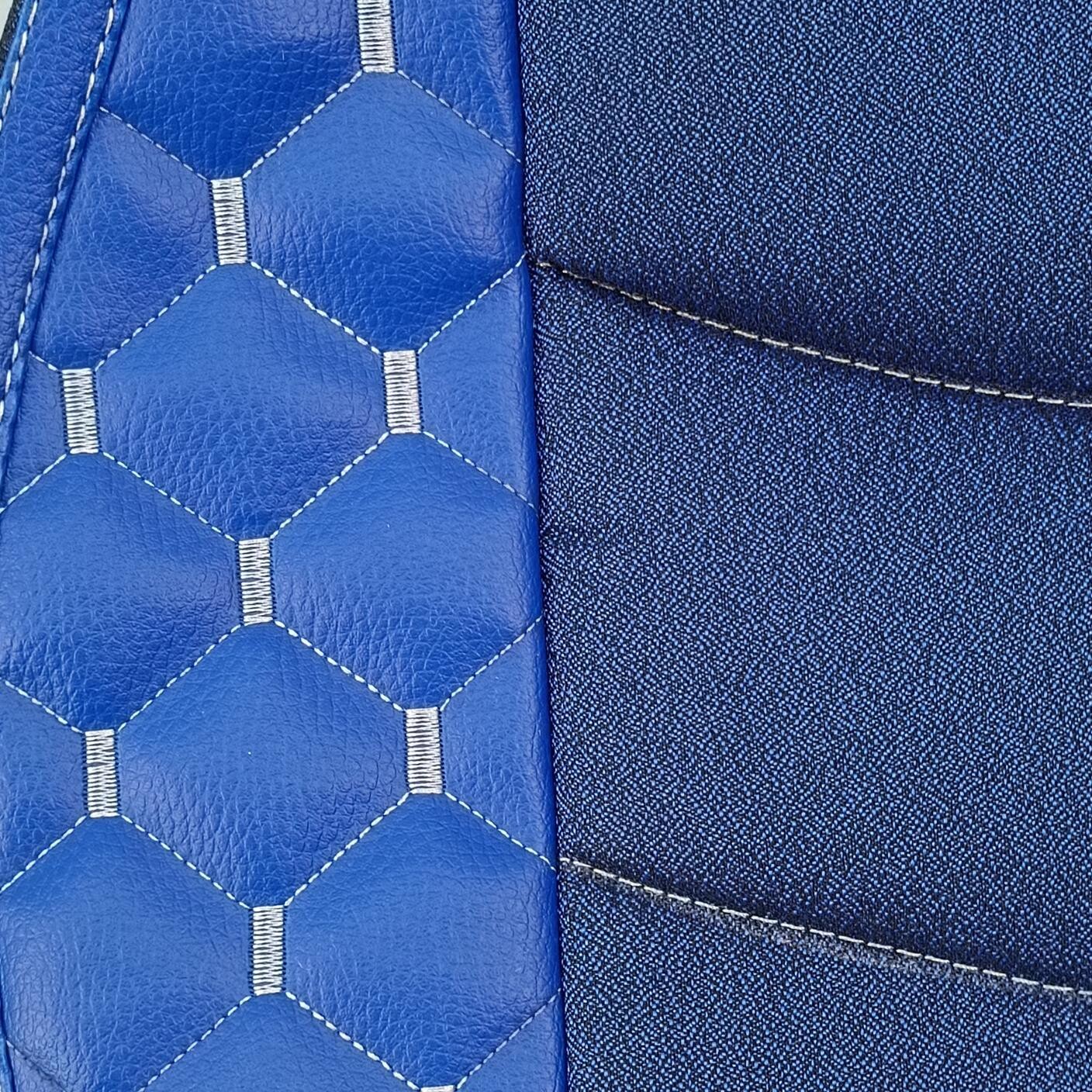 Чохол на сидіння KILIFI SCANIA R,G,P (2004-2017) водій пілот - пас. пілот, синій Чохол на сидіння KILIFI SCANIA R,G,P (2004-2017) водій пілот - пас. пілот, синій