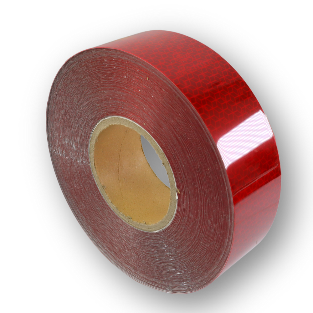 Лента светоотражаящая для контейнера, красная Лента светоотражаящая для контейнера, красная