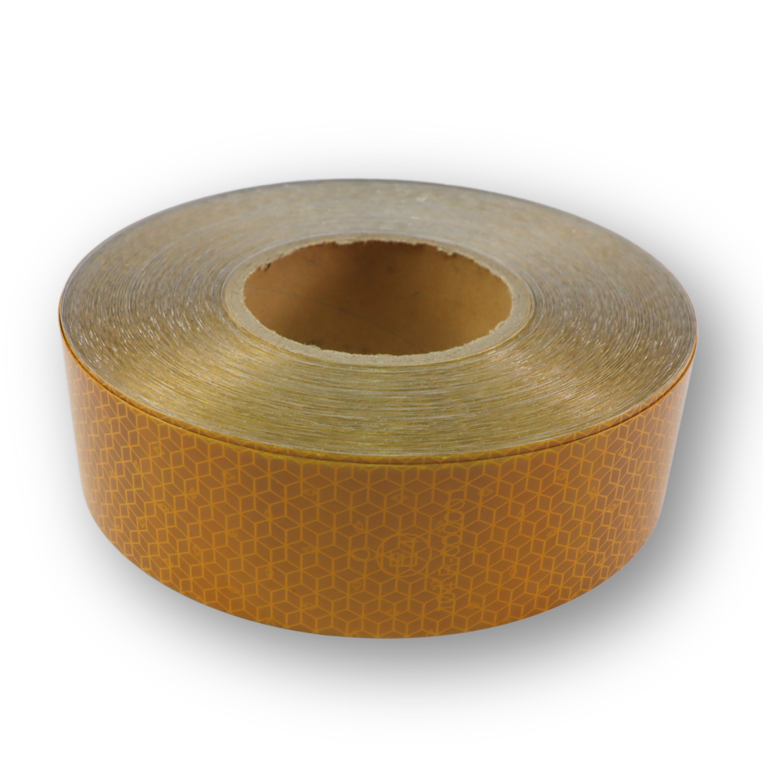 Лента светоотражаящая для контейнера, желтая Лента светоотражаящая для контейнера, желтая