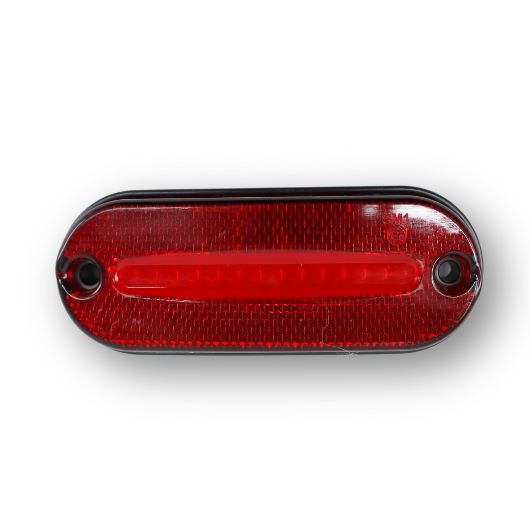 Габаритний ліхтарик неоновий червоний овальний з кронштейном Габаритний ліхтарик неоновий червоний овальний з кронштейном