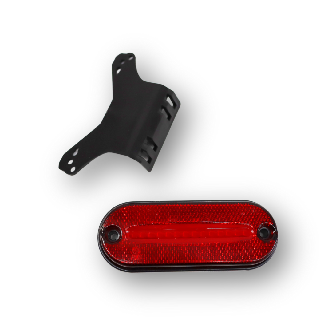 Габаритний ліхтарик неоновий червоний овальний з кронштейном Габаритний ліхтарик неоновий червоний овальний з кронштейном