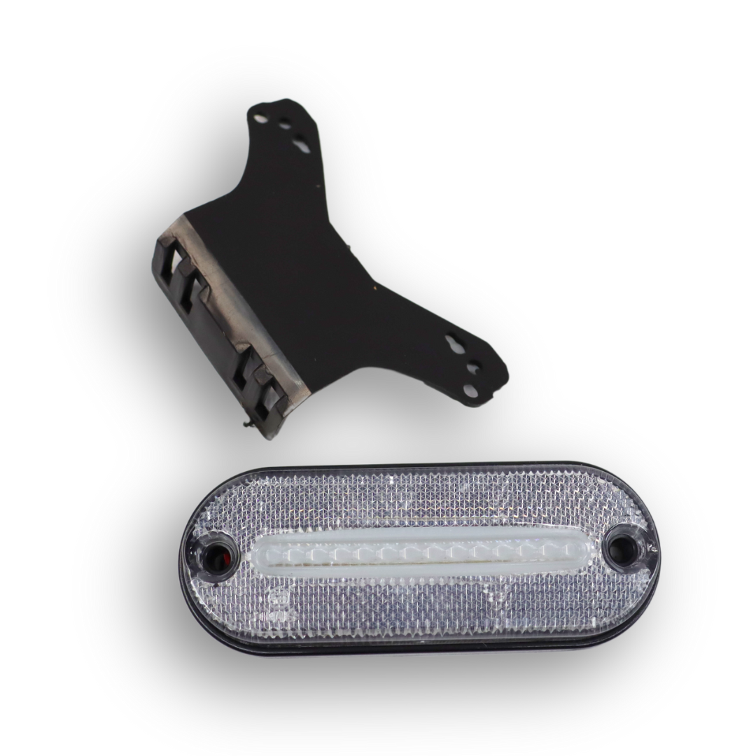 Габаритний ліхтарик неоновий білий овальний з кронштейном Габаритний ліхтарик неоновий білий овальний з кронштейном