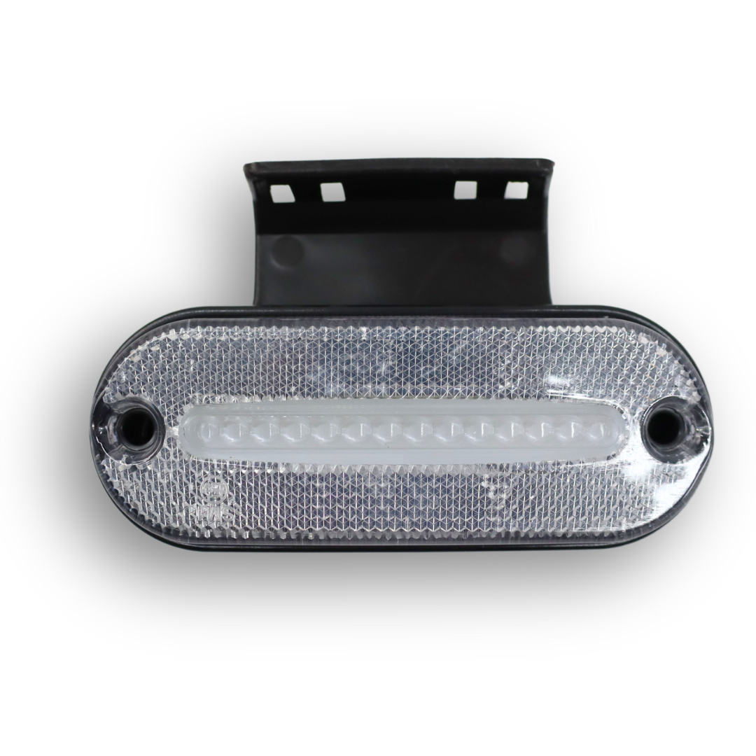 Габаритний ліхтарик неоновий білий овальний з кронштейном Габаритний ліхтарик неоновий білий овальний з кронштейном