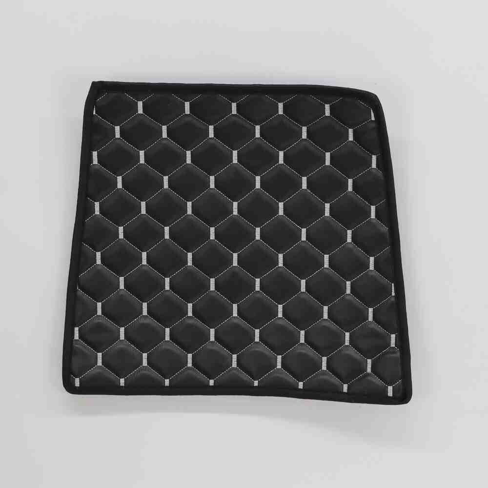 Килимок Екошкіра DAF CF85 2000-2013; МКПП, чорний, сірий рядок