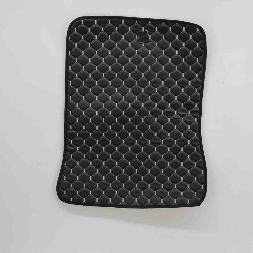 Килимок Екошкіра DAF CF85 2000-2013; МКПП, чорний, сірий рядок