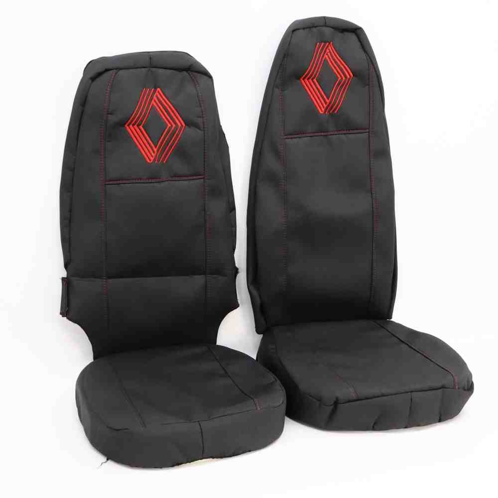 Чехол на сиденья Renault Magnum, трасформер пассажирское сидение, черный Чехол на сиденья Renault Magnum, трасформер пассажирское сидение, черный