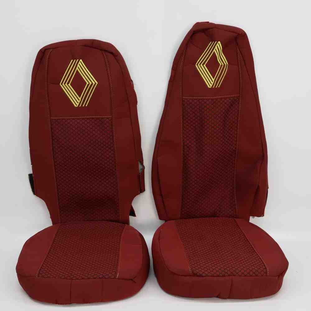 Чехол на сиденья Renault Magnum, трасформер пассажирское сидение, красный