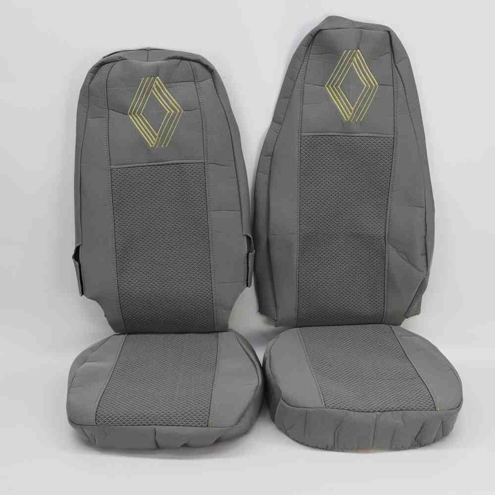 Чохол на сидіння Renault Magnum, трасформер пасажирське сидіння, сірий