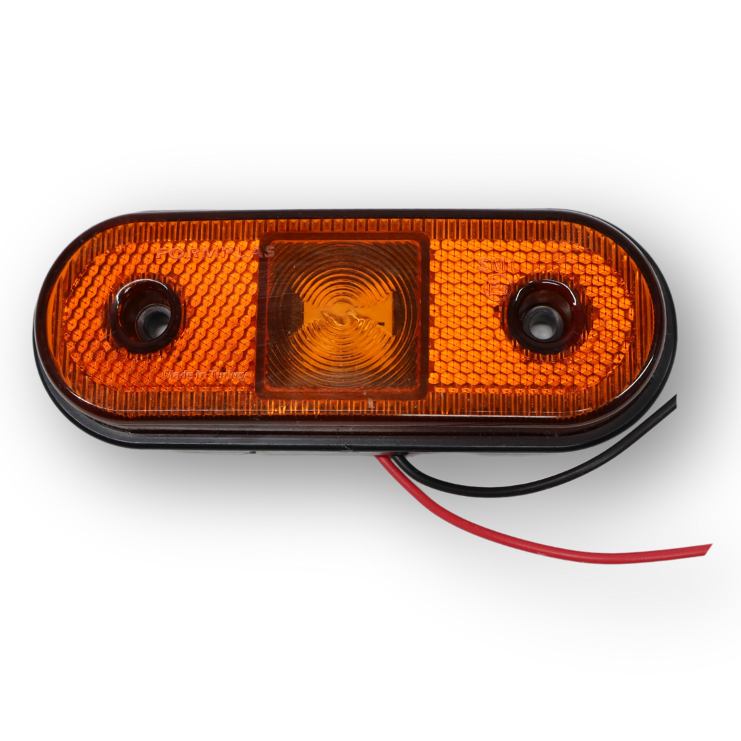 Фонарь габаритный  диодный желтый \ 4 диода\FR\