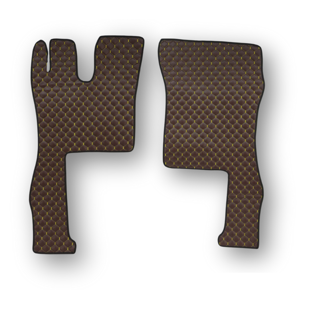 Килимок Екошкіра Scania G 2004-2016 коричневый, АСП Килимок Екошкіра Scania G 2004-2016 коричневый, АСП