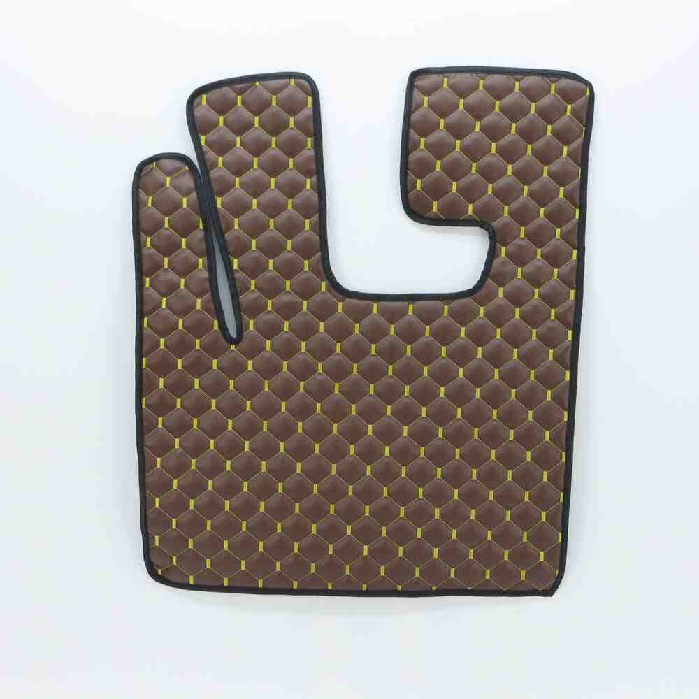 Коврик Экокожа DAF XF106 c 2013; МКПП,  коричневый,