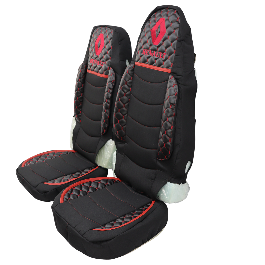 Чехол на сиденья KILIFI Renault Magnum, трасформер пассажирское сидение, кожа черн. Чехол на сиденья KILIFI Renault Magnum, трасформер пассажирское сидение, кожа черн.