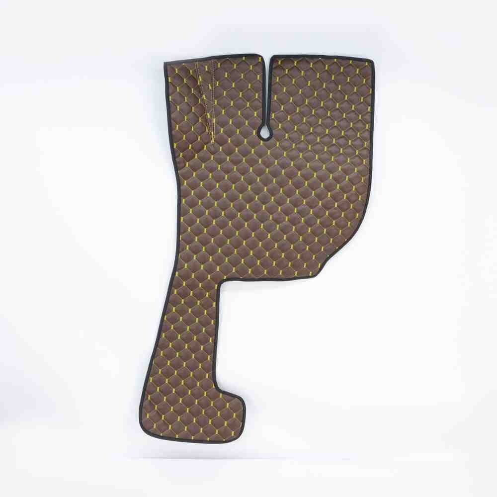 Коврик Экокожа VOLVO FH 1998-2002; МКПП, коричневый,