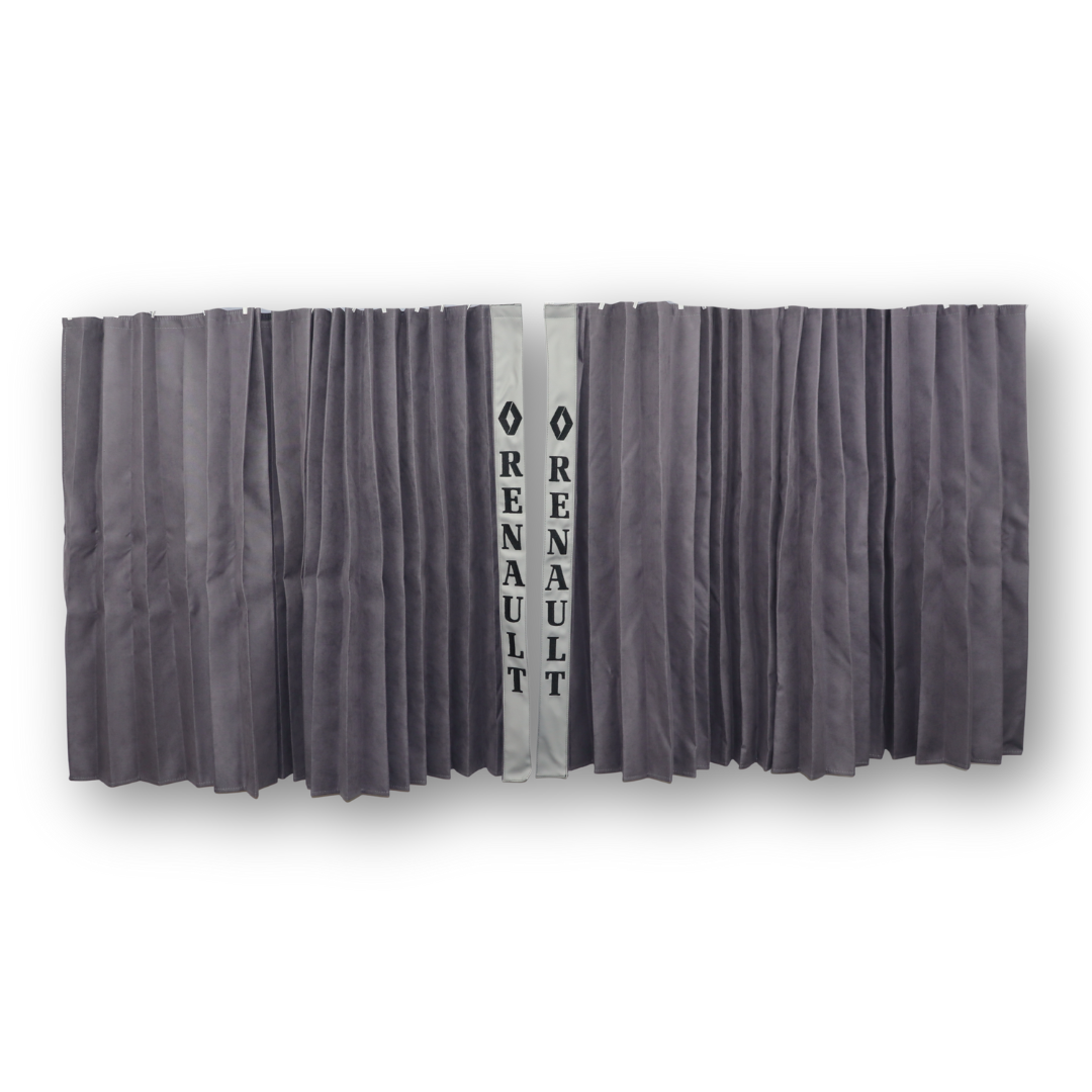 Штори Рогожка "Bow Folds" RENAULT нічні сірі