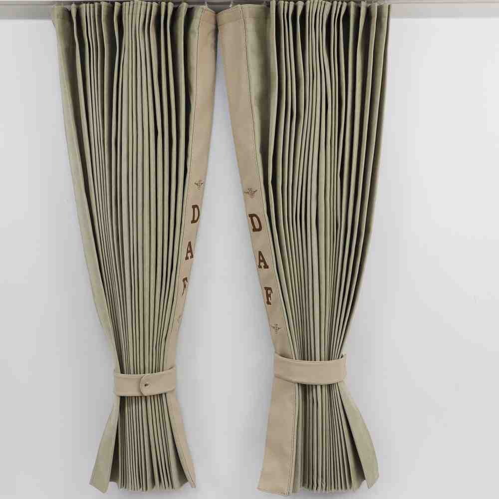 Штори Рогожка "Bow Folds" DAF нічні бежеві