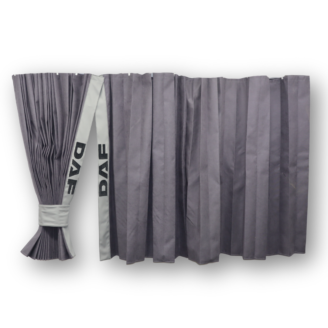 Штори Рогожка "Bow Folds" DAF нічні сірі