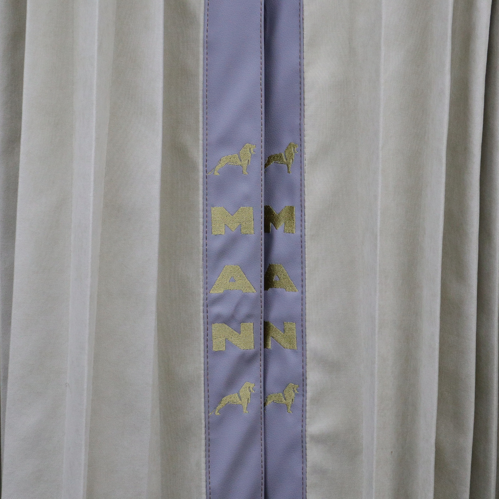 Штори Рогожка "Bow Folds" MAN нічні бежеві