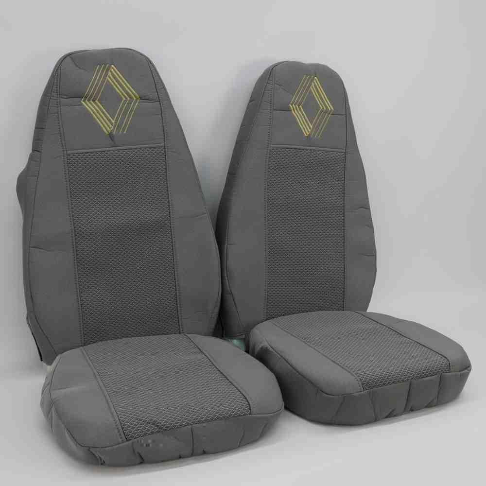 Чехол на сиденья Renault Premium (2005-2013) (пилот) ST серый