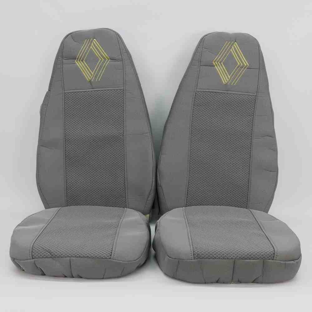 Чехол на сиденья Renault Premium (2005-2013) (пилот) ST серый